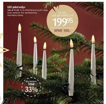 Led juletræslys