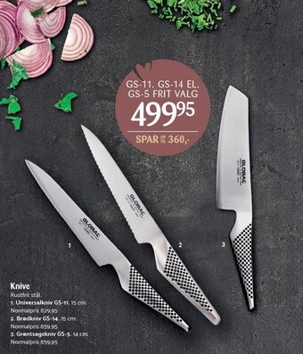 Kop & Kande Knive tilbud