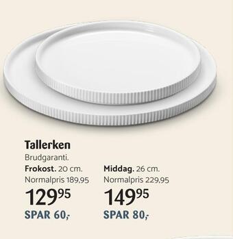 Kop & Kande Tallerken tilbud