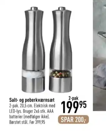 Imerco Cook & baker salt- og peberkværn tilbud