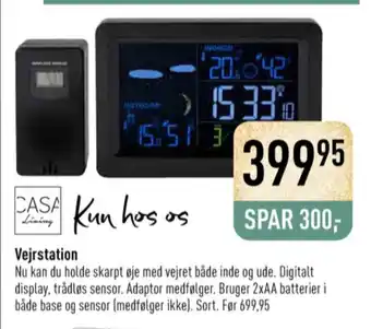 Imerco Casa living vejrstation tilbud