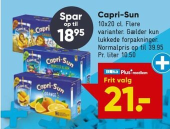 Bilka Capri-Sun tilbud