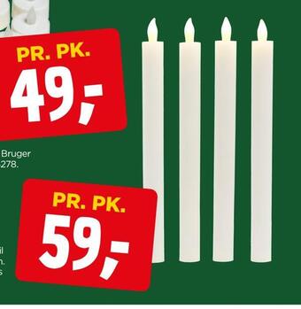jem & fix Led-stearinlys tilbud