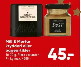 Mill & Mortar Krydderi eller bageartikler