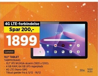 Power 10,1'' tablet tilbud