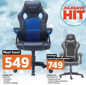 Power Gamingstol tilbud