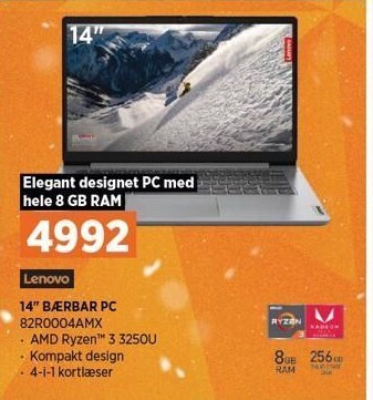 Power 14'' bærbar pc tilbud