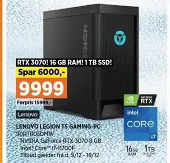 Power Lenovo legion gaming-pc tilbud