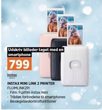 Power Instax mini link 2 printer tilbud