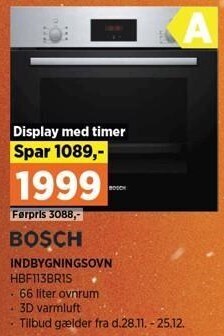 Power Indbygningsovn tilbud