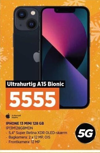Power Iphone 13 mini 128 gb tilbud
