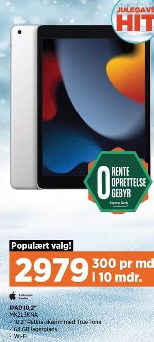 Power Ipad 10,2'' tilbud