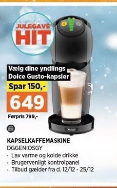 Power Kapselkaffemaskine tilbud