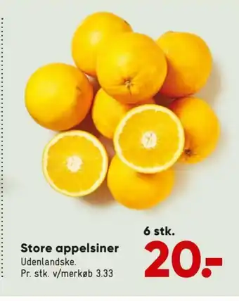 Bilka Store Appelsiner tilbud