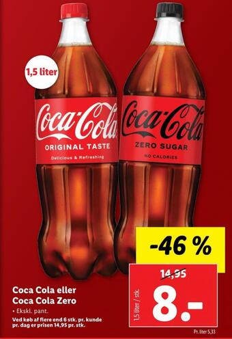 Lidl Coca cola cola tilbud