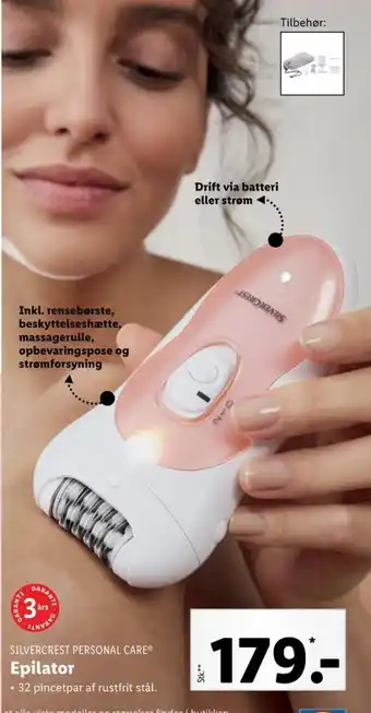 Silvercrest epilator