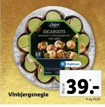 Deluxe vinbjergsnegle
