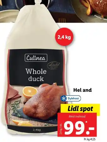 Lidl Culinea and tilbud