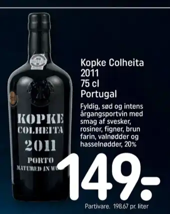 REMA 1000 Kopke portvin tilbud