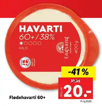 Lidl Engvang havarti 60+ tilbud