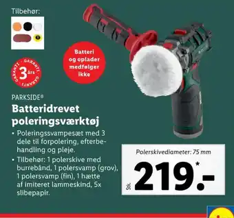 Lidl Parkside polermaskine tilbud