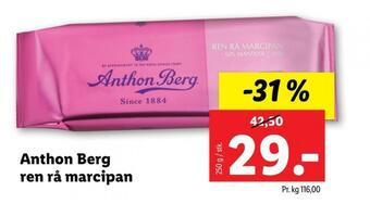 Lidl Anthon berg marcipan tilbud