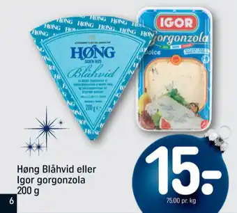 REMA 1000 Igor gorgonzola tilbud