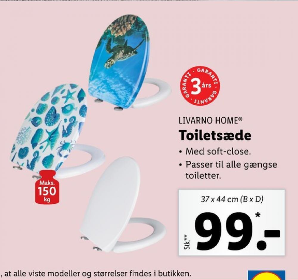 Livarno toiletsæde tilbud hos Lidl