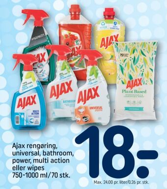 REMA 1000 Ajax rengøring - universal tilbud