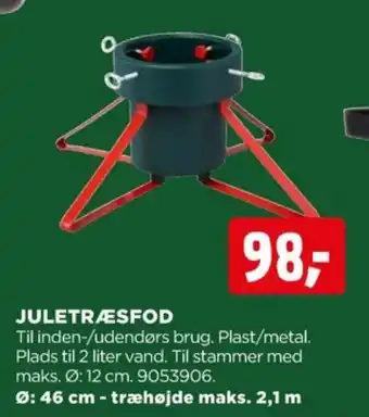 jem & fix Ukendt juletræsfod tilbud