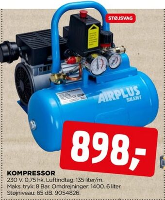 jem & fix Airplus kompressor tilbud