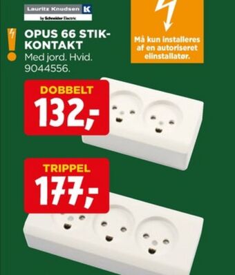 jem & fix Opus stikkontakt tilbud
