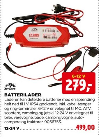 Autozone batterilader