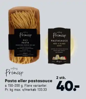 Bilka Pasta eller pastasauce tilbud