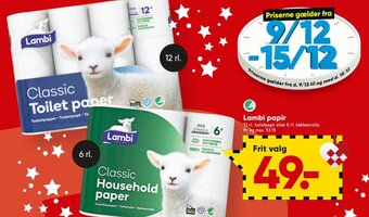Bilka Lambi papir tilbud