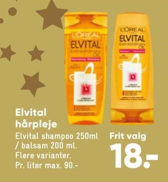 Bilka Elvital hårpleje tilbud