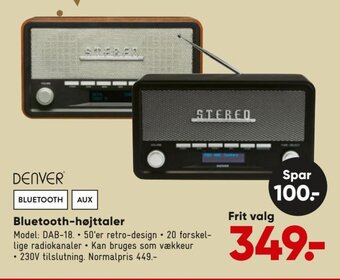 Bilka Bluetooth-højttaler tilbud