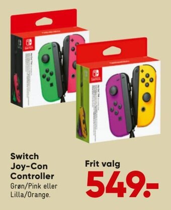Bilka Switch joy-con controller tilbud