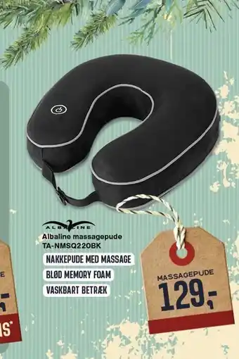 Skousen Albaline massagepude tilbud