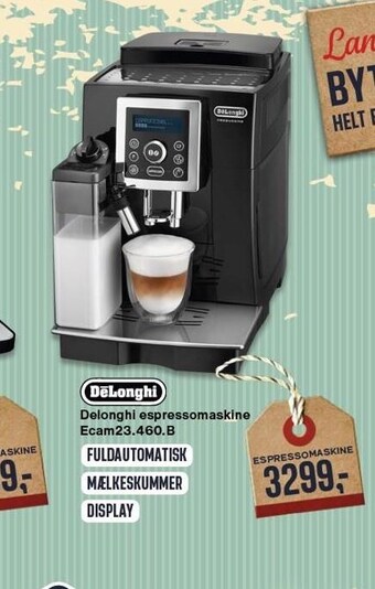 Skousen Delonghi espressomaskine tilbud