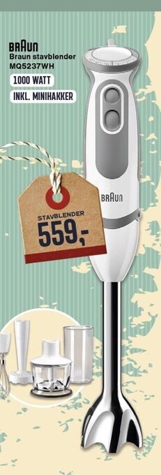 Skousen Braun stavblender tilbud