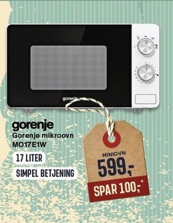 Skousen Gorenje mikroovn tilbud