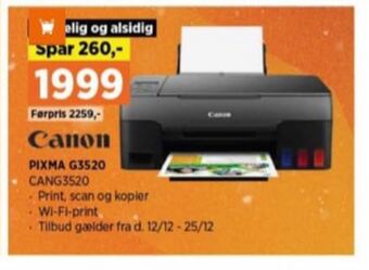 Power Canon printer all-in-one tilbud