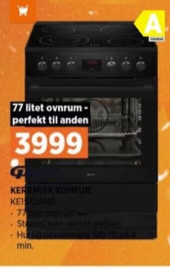 Power Gram komfur tilbud