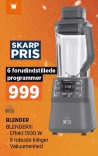 Power Chef matteo blender tilbud