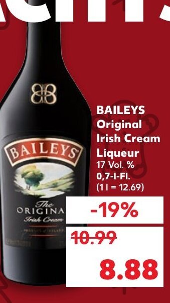 Kaufland Baileys Original Irish Cream Liqueur tilbud