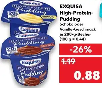 Kaufland Exquisa High-Protein-Pudding tilbud