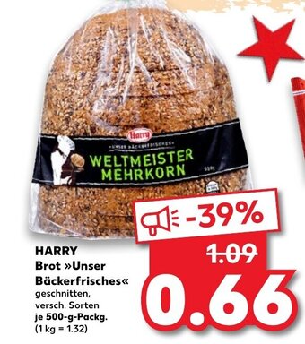Kaufland DE Harry Brot Unser Bäckerfrisches tilbud
