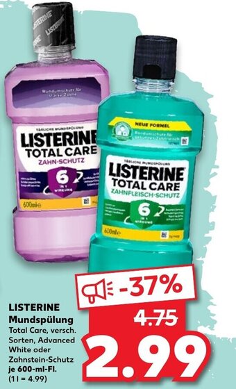 Kaufland Listerine Mundspülung tilbud