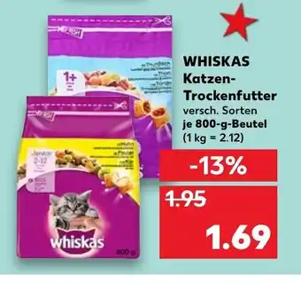 Kaufland DE Whiskas Katzentrockenfutter tilbud